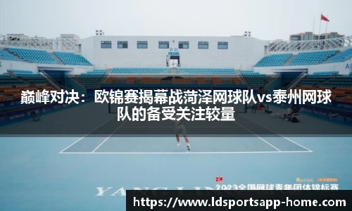 巅峰对决：欧锦赛揭幕战菏泽网球队vs泰州网球队的备受关注较量